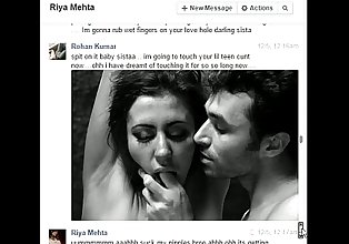 الهندي لا أخي روهان الملاعين أختي ريا على FACEBOOK دردشة