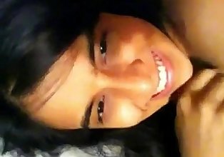 고독 아름다운 인도 여자 드 이 셀프 탄 동영상