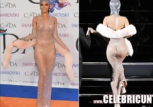 Rihanna Nudo Celebrità rasata FIGA