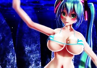 3D MMD Suki Yuki Maji Magic - Hatsune Miku