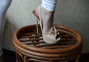 hot seksi tinggi sepatu hak menggoda joi kaki fetish oleh littlemiss