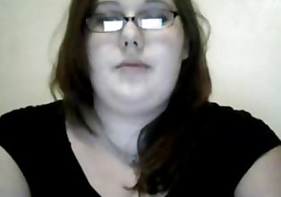 Horny and Young BBW Toying on Webcam (No Sound)