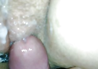Cumming again on her pussy