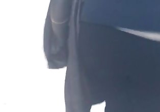 Big booty Russian milf in black jeans