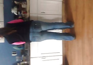 Wife\'s ass in jeans