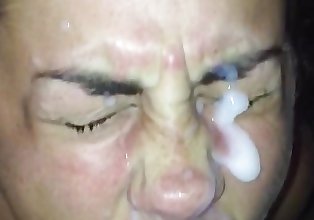 Gagging on my dick for facial