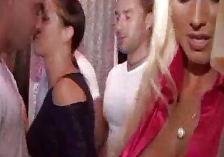 Busty Shanon Pink fucked in disco Party Public