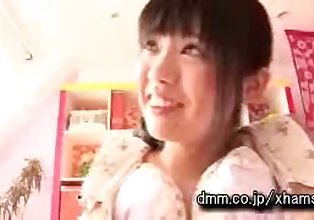 J-girl Learns how to ride a dick for the 1st time (dmm.co.jp