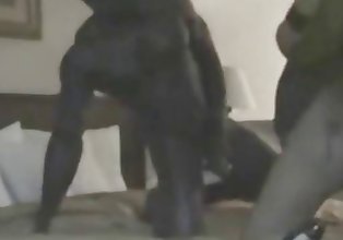 Seks At bir parti Asya Kız fucked tarafından siyah erkekler