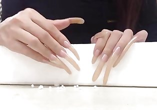 scratching with nails