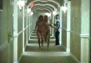 Two Naked Lesbians In A Hotel