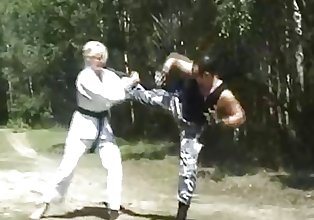Ballbusted by a Black Belt
