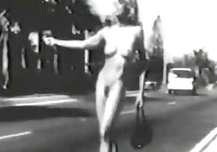 Madonna hitchhiking
