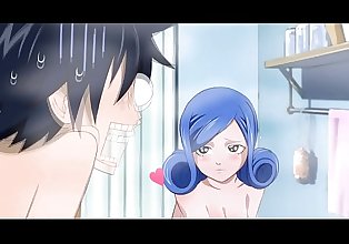 Fairy Tail - Blowjobs from Erza & Juvia - Freesexxgames.com