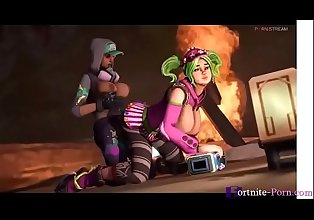 Zoey gets fucked by Teknique Doggystyle - Fortnite Porn