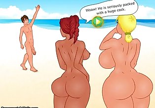 Cumplir y A la mierda Desnudo Playa