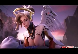 Overwatch Mercy sex compilation for fans