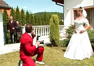 Gangbang the Bride - Miss Piss ! Fully Clothed Pis