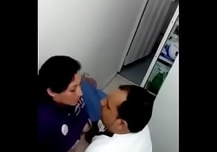 Horny Couple caught fucking at the clinic