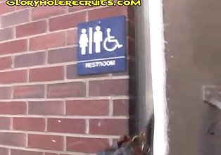 Masturbating in a Restroom