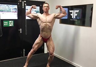 Bodybuilder Posing Practice 37