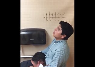 Bathroom Stall Blowjob