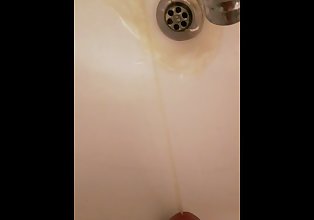 Pising in the sink