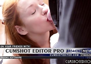 Redhead Shows How To Suck Cock