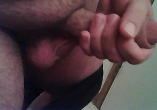 Solo Male Rubbing his Hard Cock...thinking of you..!