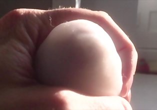 Tiery B. masturbating with a Tenga Egg (video plays in a perfect loop)