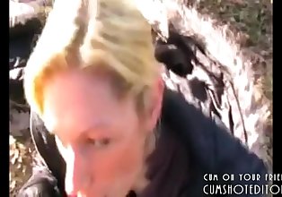 Blonde Amateur Outdoor Sucking And Fucking POV