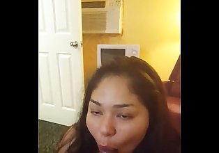 Mexican girl loves sucking fat dick