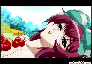 Tranny anime Pokojówka Dostaje Masturbuje się