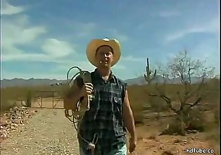 Cowboy fucks BBW Cowgirl