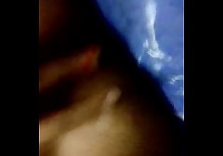 Cheating black teen sends a video of her playing with her pussy