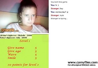 Hot Girl Plays The Omegle Game