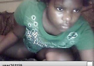 Africano chica Squirting en cam