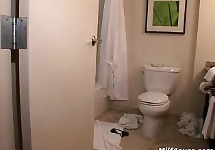 Hotel Room Fuck Whore Lusty Soaps Up Her Voluptuous Body