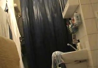 My mum nude after shower. Hidden cam