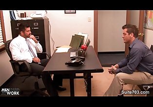 horny gay gets pantat fucked di wawancara